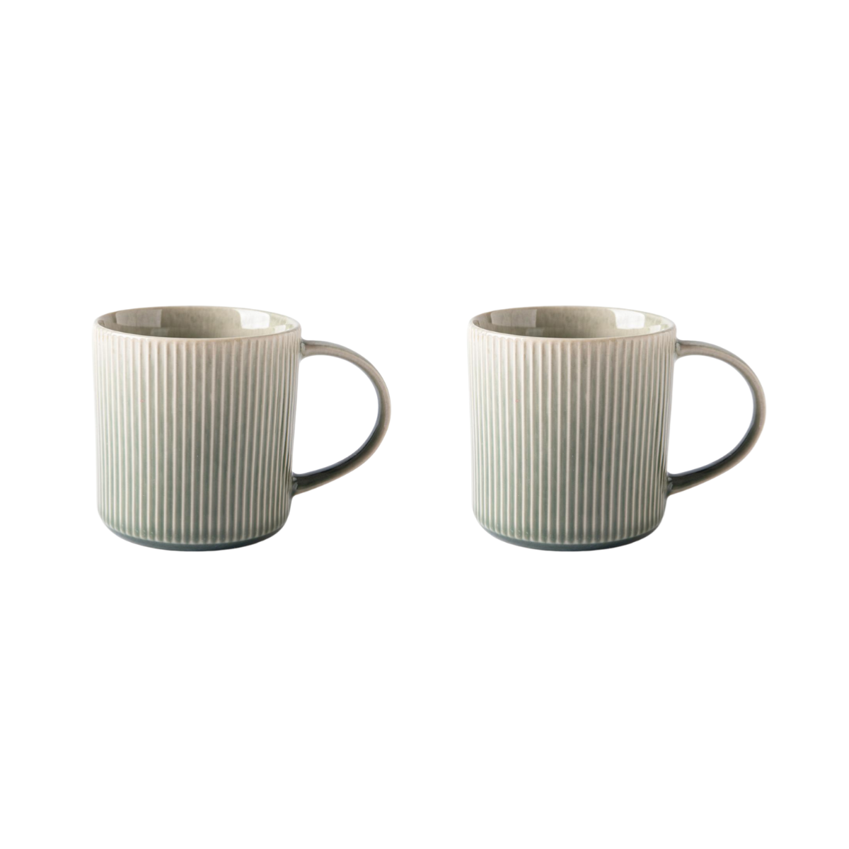 Lot de 2 mugs vert - "Jade" Laguiole Cuisson - Mathon - 1