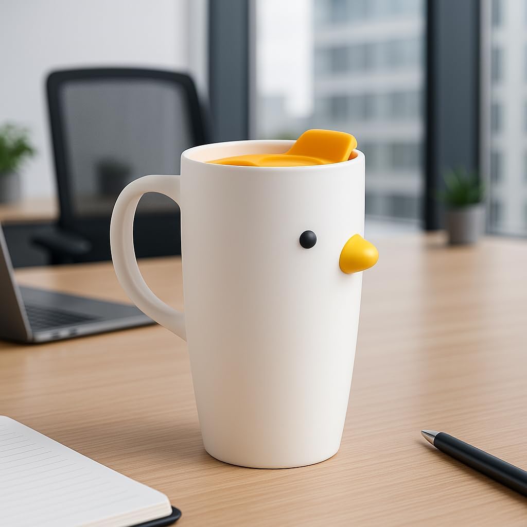 Tasse Cappuccino Poulet 3D – Céramique Mignonne 580 ml Vendos85 - Mathon