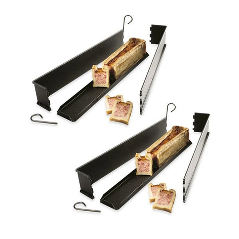 Lot de 2 moules mini-pâté démontable Gobel - Mathon - 1