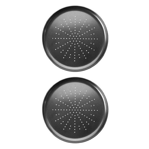 Lot 2 moules à pizza 32 cm Crispy Ibili - Mathon - 1