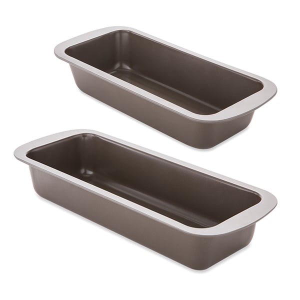 Lot 2 moules à cake 25 et 30 cm acier revêtement antiadhérent Mathon - Mathon - 2