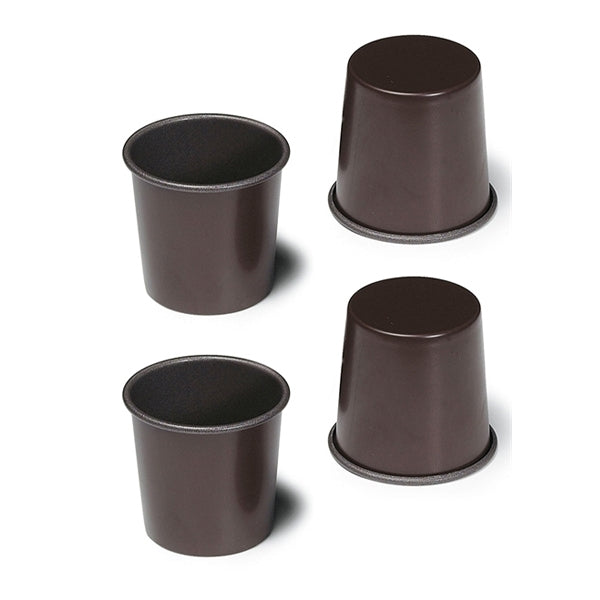 Lot de 4 moules à babas ronds 6 cm Gobel - Mathon - 2