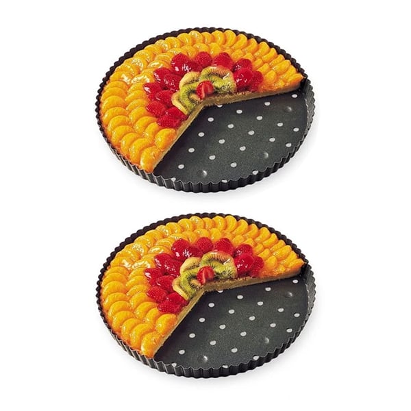 Lot 2 tourtières perforées 30 cm Mathon - Mathon - 1