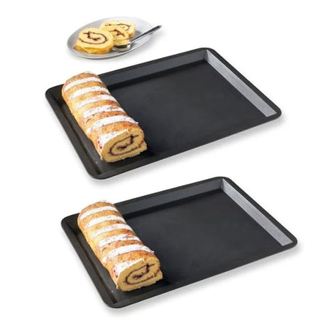 Lot 2 plaques à pâtisserie anti-adhérentes 40 cm Mathon - Mathon