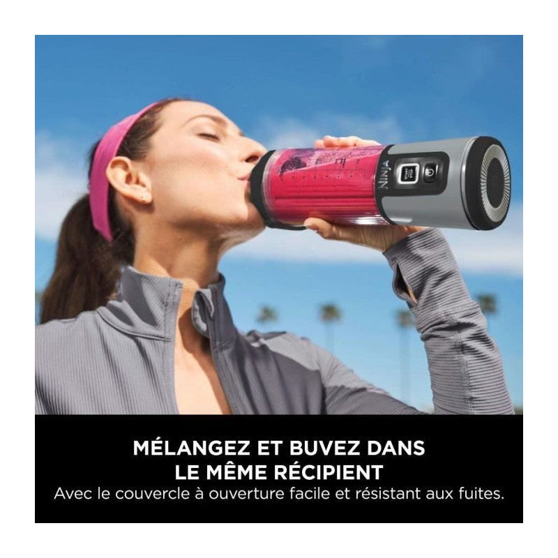 Blender Portable Sans Fil - Ninja Blast - Bc151eubk - Noir Ninja - Mathon - 4