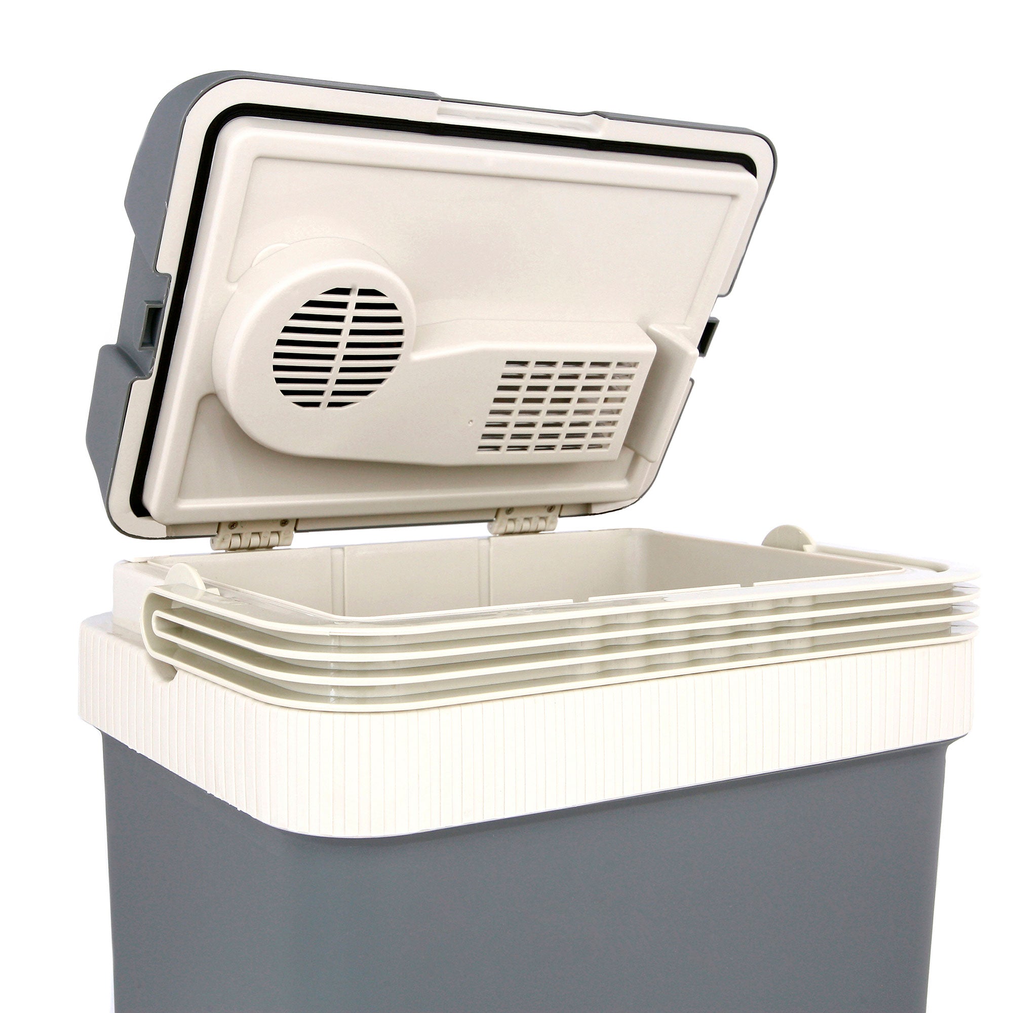 Glacière Électrique portable 21 Litres, 12V / 220 - 240V Voiture et Camping 50 Gris CF1151 - Mathon - 8