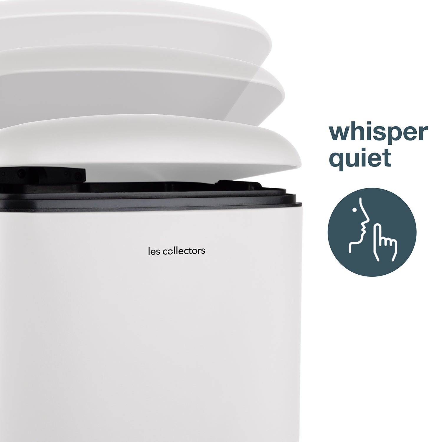 Poubelle à pédale 40L, white edition - N°828 Les Collectors - Mathon - 4