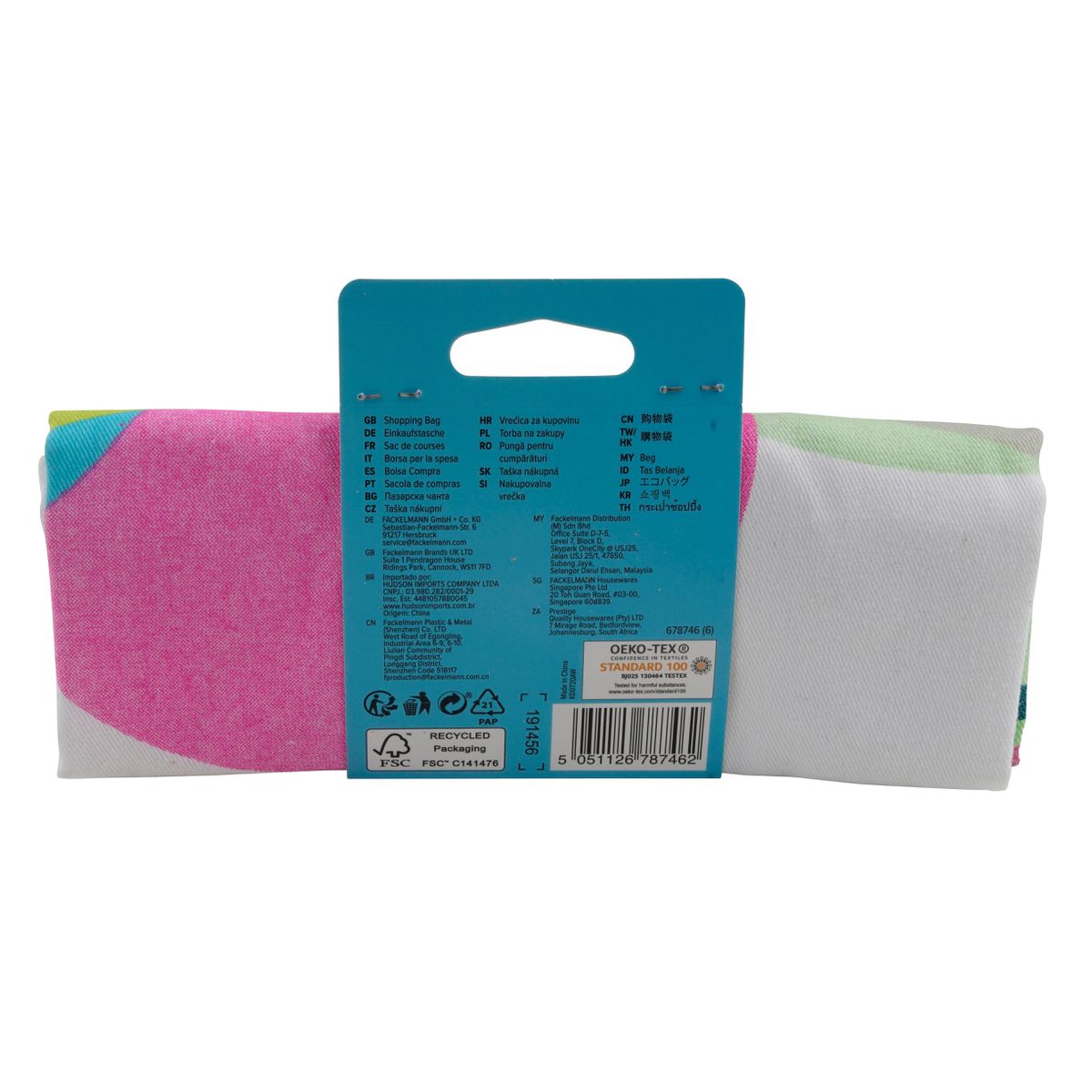 Sac de course type en coton Tasty Green Tasty - Mathon - 9