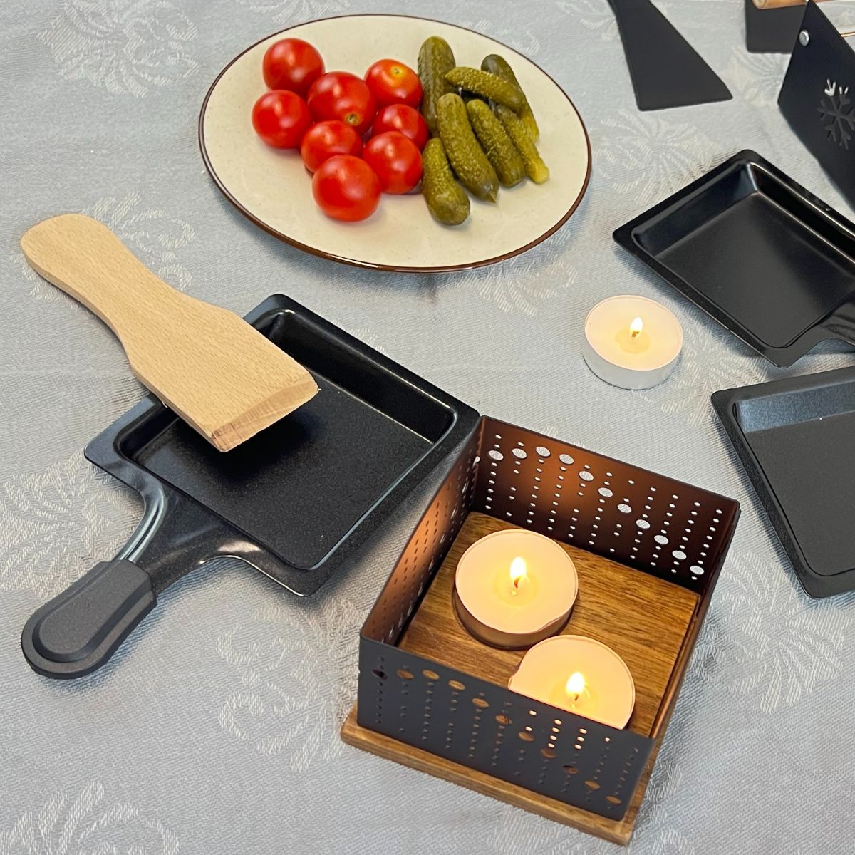 Appareil à raclette individuel à bougie  Spécialités Culinaires Fackelmann - Mathon - 4