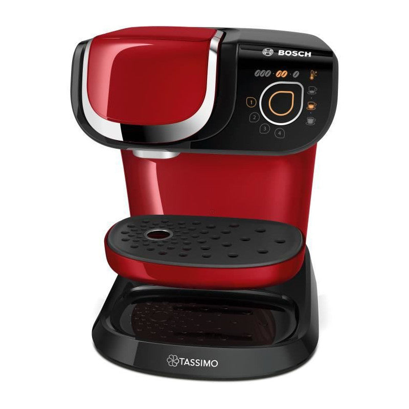 - Tas6503 - Machine A Cafe Tassimo Multi-boissons - Reservoir Deau 1,3l - Arret Automatique - Rouge Bosch - Mathon - 2