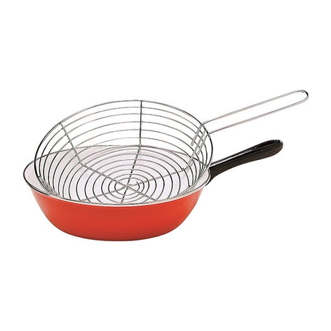Poêle à friture 26,5 cm avec panier-égouttoir Baumalu - Mathon - 1