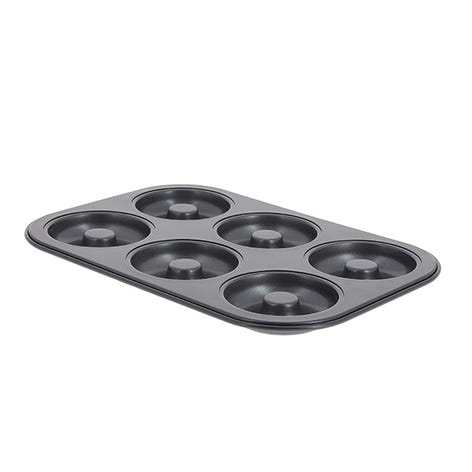 Plaque 6 mini savarins acier De Buyer - Mathon - 1