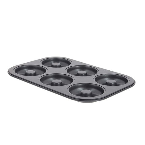 Plaque 6 mini savarins acier De Buyer - Mathon - 1