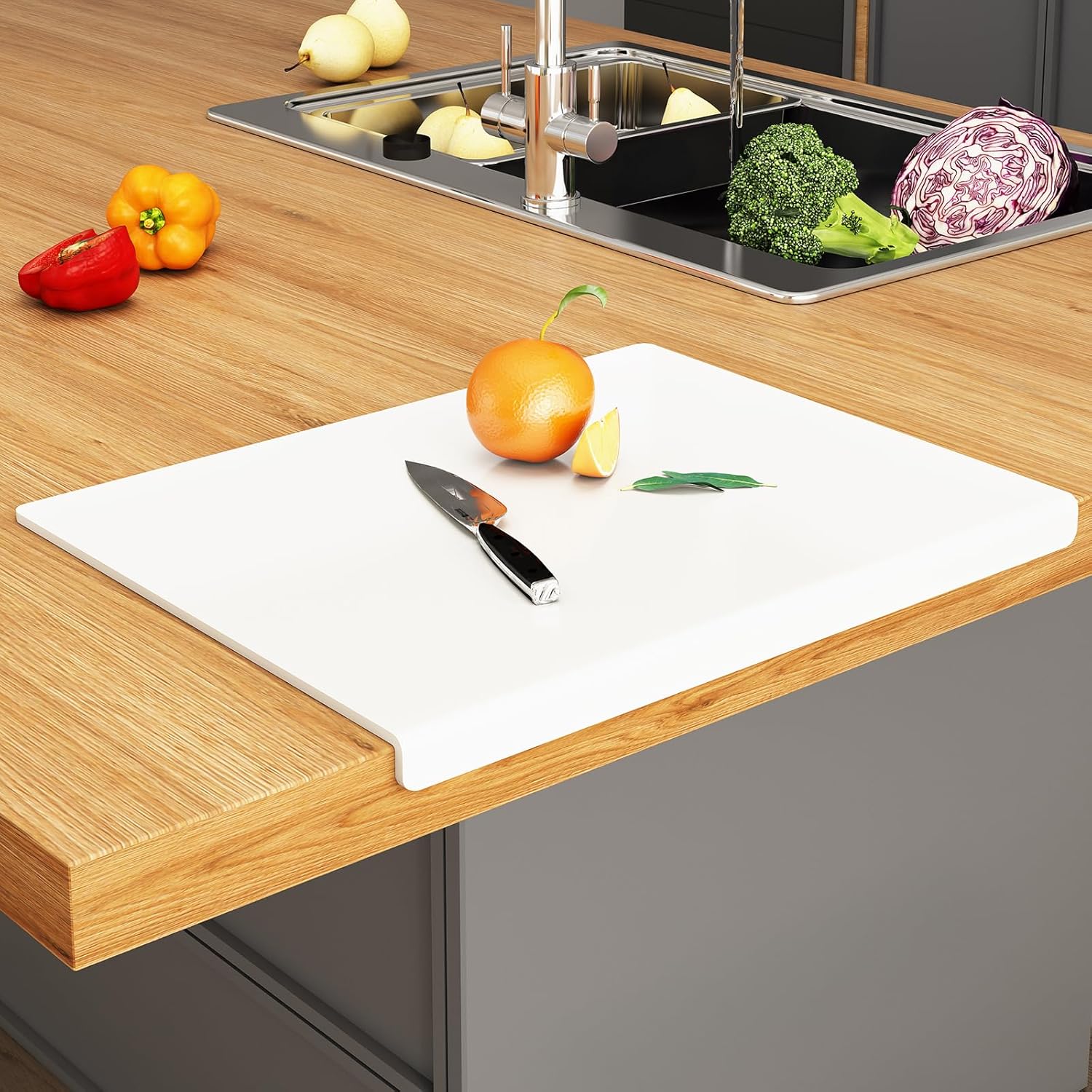 Planche à Découper Acrylique Blanche Polyvalente Vendos85 - Mathon