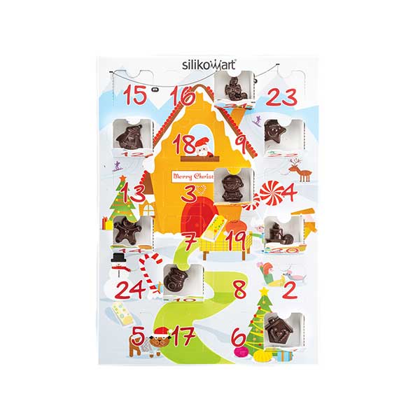Kit calendrier de l’avent avec moule en silicone Silikomart - Mathon - 3