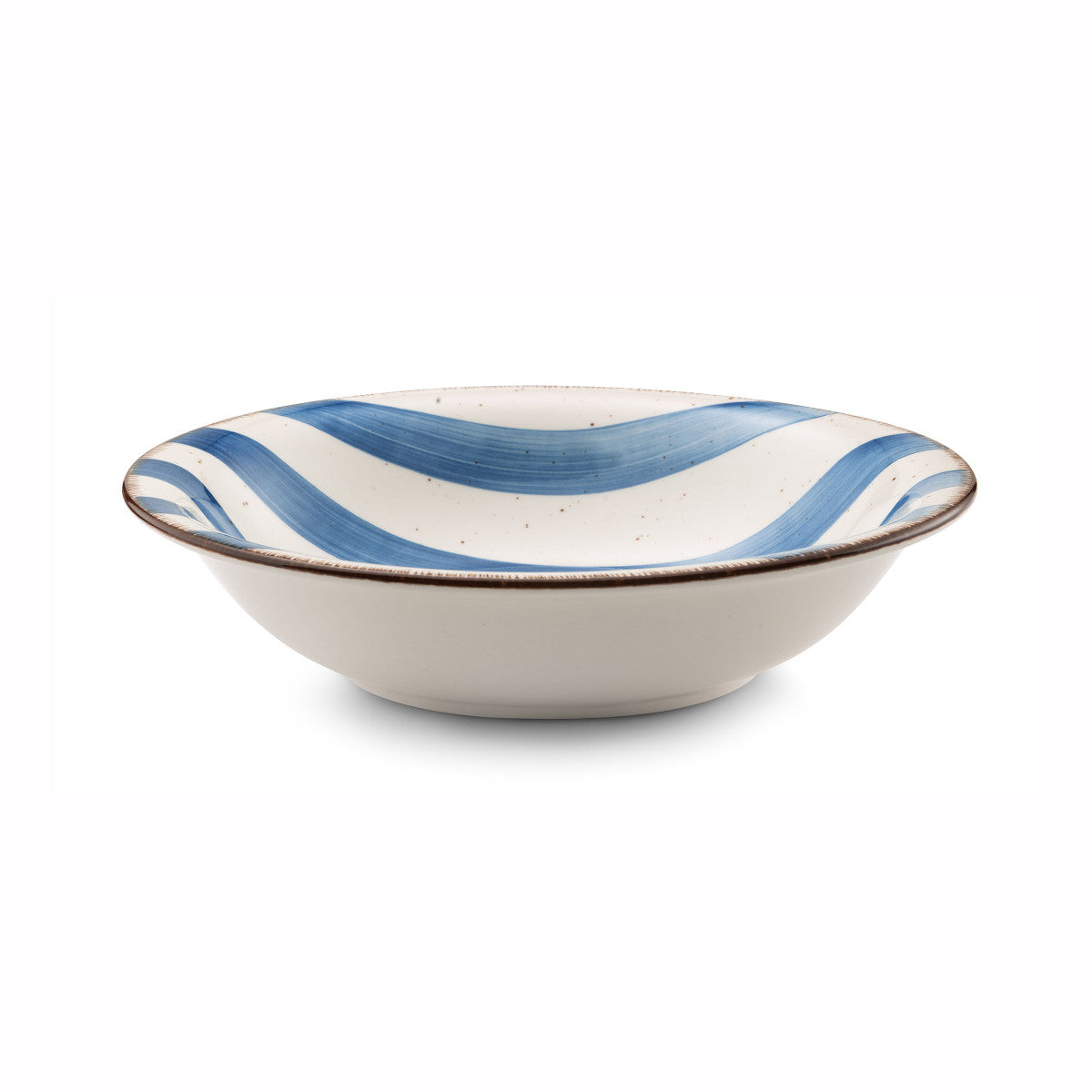 Rivage Bleu Persan - Assiette salade & pâtes 21 cm (lot de 6) Médard de Noblat - Mathon - 1