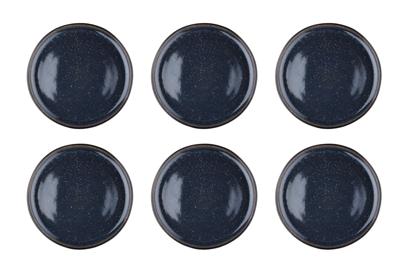 Assiette IRIS Ø26cm - 6 pièces - Bleu nuit Björn - Mathon - 1