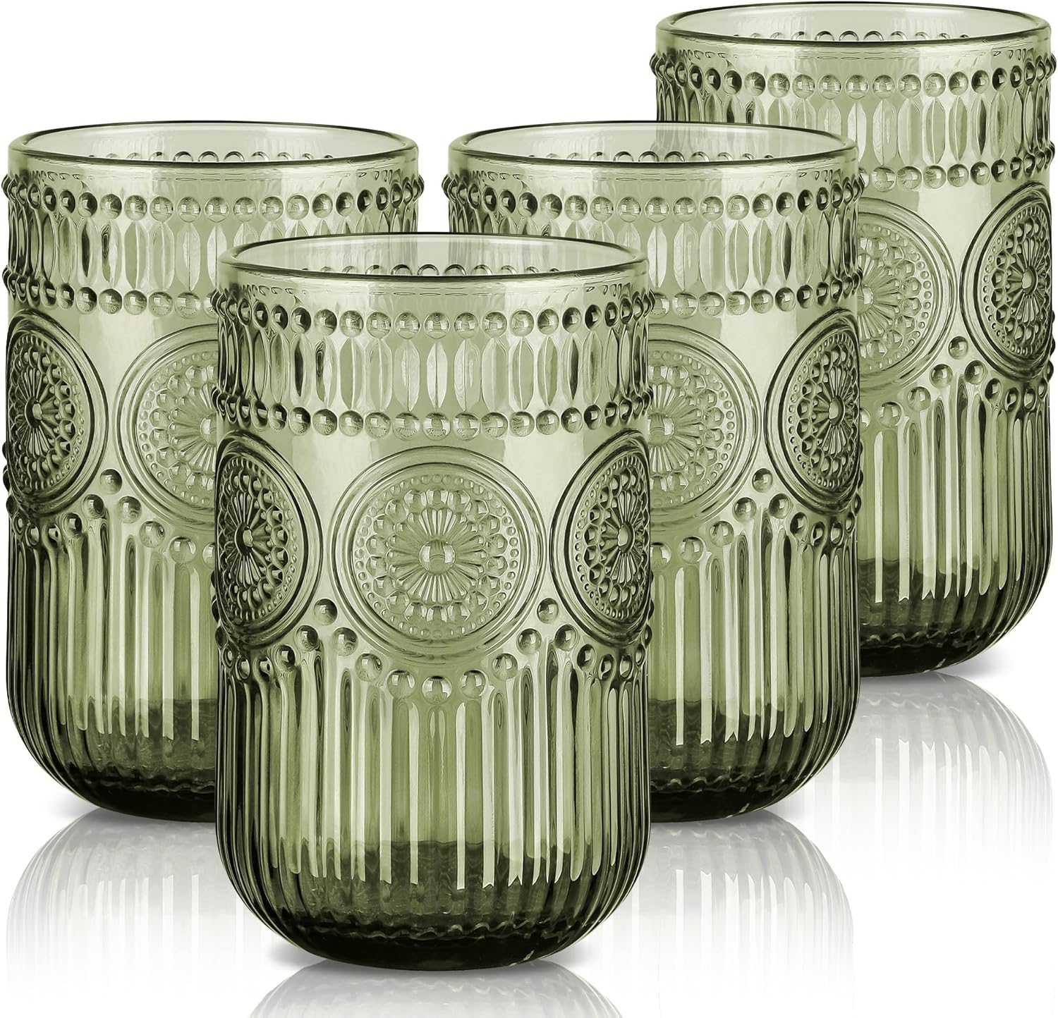 Lot de 4 Verres Tumblers Tournesol – Vintage & Élégant Vendos85 - Mathon