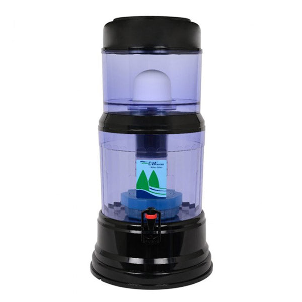 Fontaine à eau filtrante 12L noire avec système magnétique - Mathon - 2