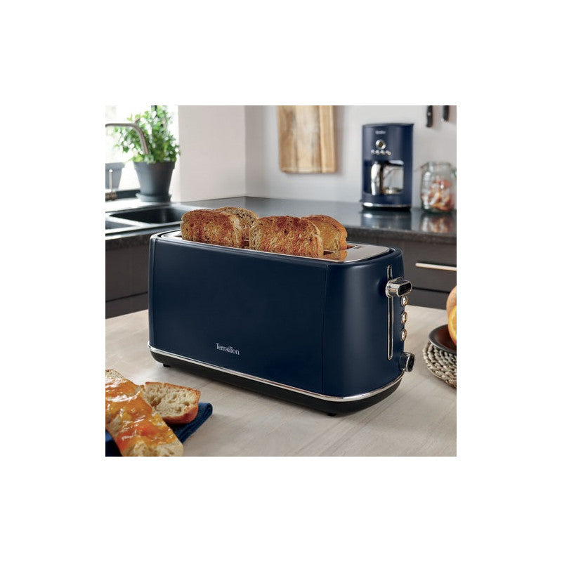 Grille-pain  Long New Moon 1550 W Bleu Nuit Terraillon - Mathon - 5