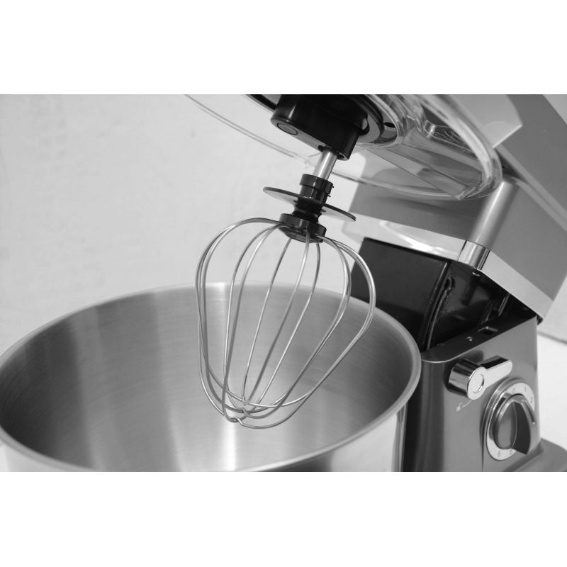 Robot petrin 1800 W max 6.5L gris Herzberg HG5065-GRIS Herzberg - Mathon - 2