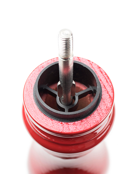 Paris Moulin à poivre manuel en bois, laqué rouge passion, 30 cm - 12in Peugeot - Mathon - 2
