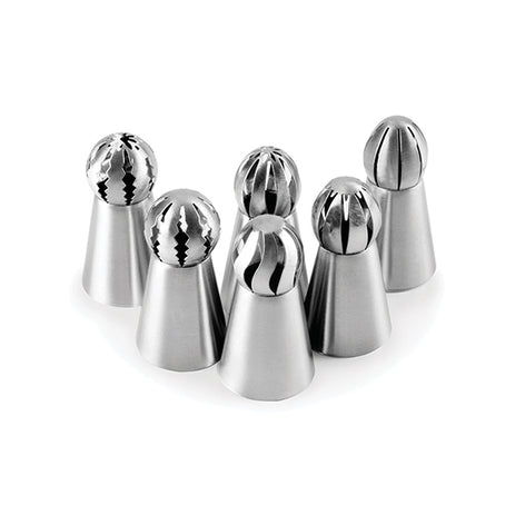6 douilles russes en inox Lacor - Mathon