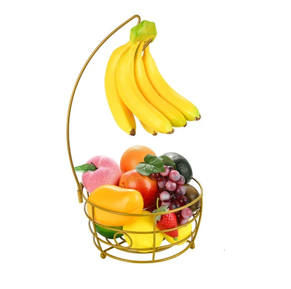 Support à bananes avec corbeille à fruits Vendos85 - Mathon