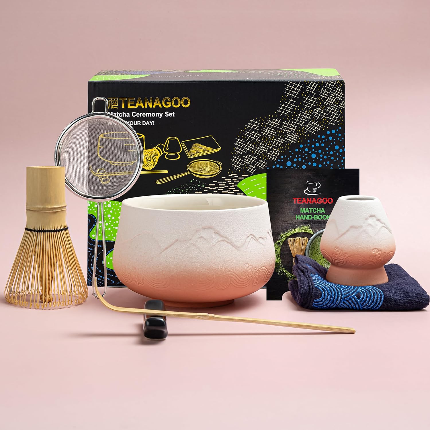 Set de cérémonie matcha 7 pièces – Tradition japonaise Vendos85 - Mathon