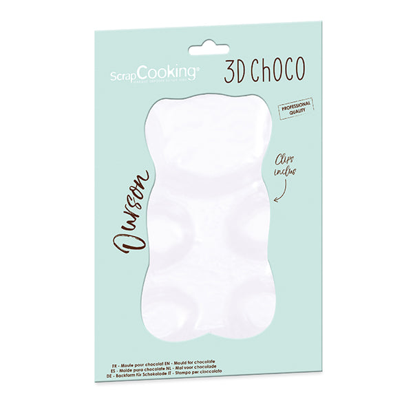 Moule 3D chocolat Ourson Scrapcooking - Mathon - 2