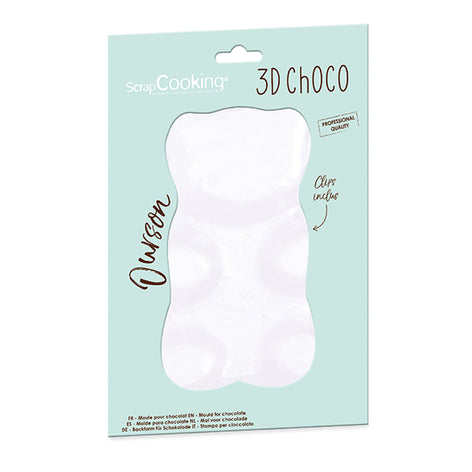 Moule 3D chocolat Ourson Scrapcooking - Mathon - 2
