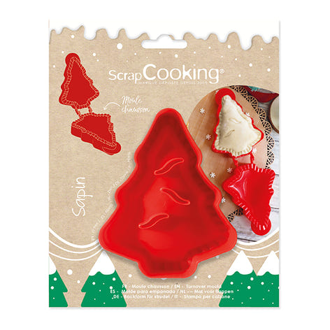 Moule chausson sapin de Noël Scrapcooking - Mathon - 1