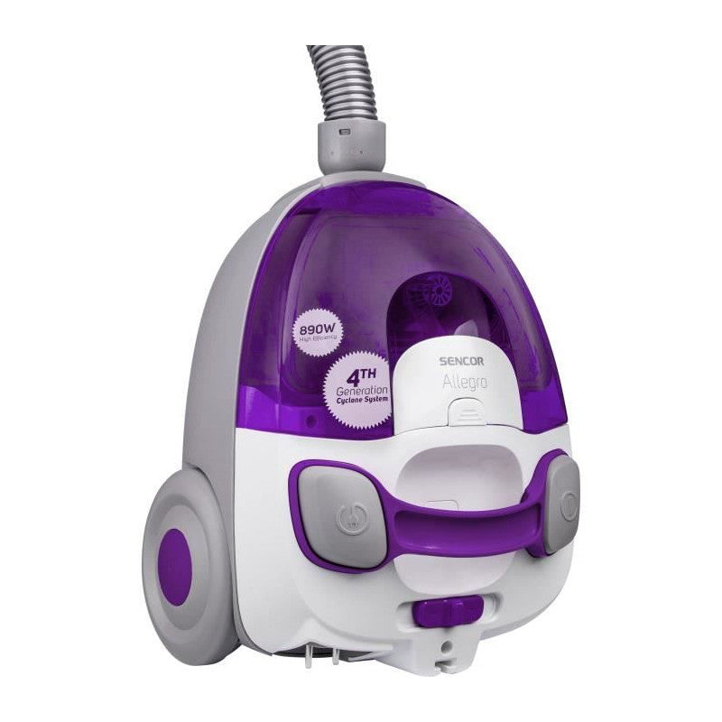 Aspirateur Traineau Sans Sac - Sencor - Svc-512vt - 890 W - 76 Db - 1,5 L - Violet SENCOR - Mathon - 3