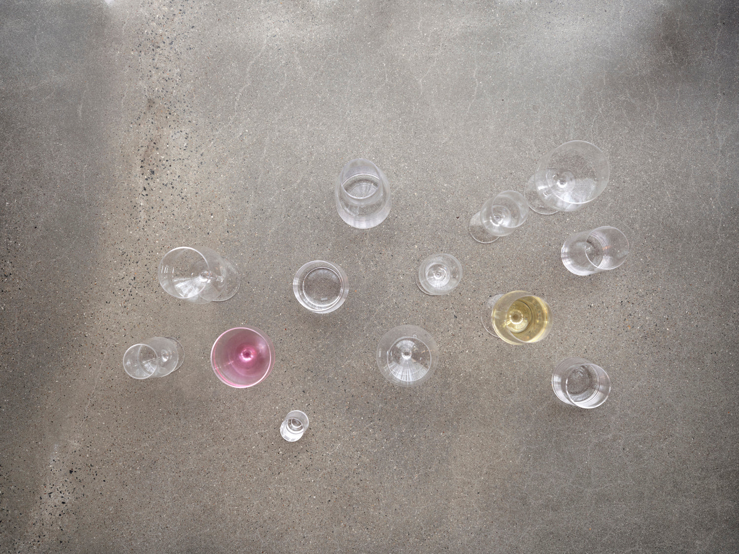 Set de 2 gobelets bas ROCKS en cristal Transparent Zone Denmark - Mathon - 3