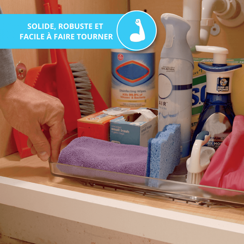 Organisateur de réfrigérateur rotatif Smart Spin Venteo - Mathon - 5