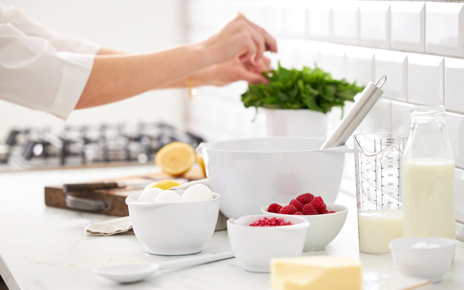 Bol mélangeur Margrethe Blanc 4L Rosti - Mathon - 6