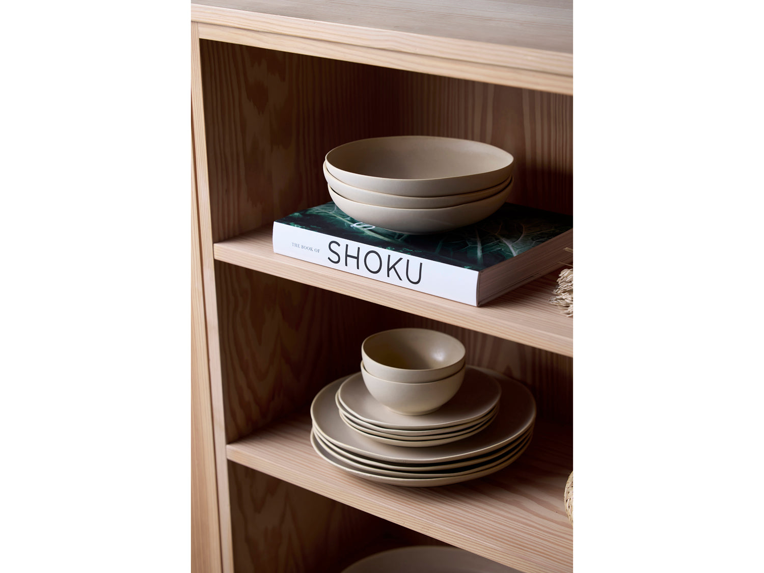 Bol UMAMI 23cm en grès émaillé Beige doux Villa Collection - Mathon - 5