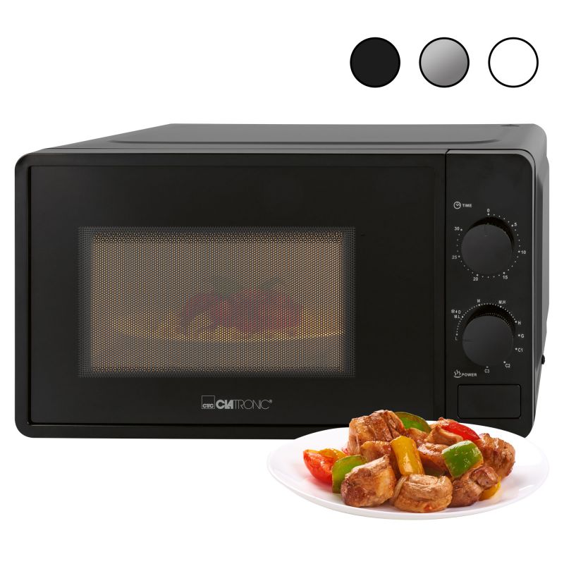 Four micro-onde 20L 1150W Noir Clatronic MWG792-Noir Clatronic - Mathon - 3