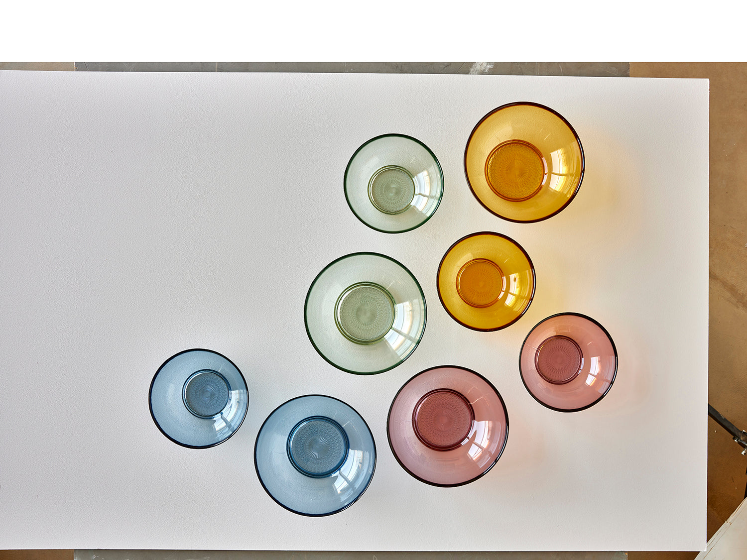 Saladier KUSINTHA en verre Ambre Bitz - Mathon - 3