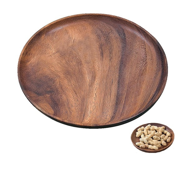 Planche Ronde en Acacia Massif – 20 cm, Polyvalente Vendos85 - Mathon