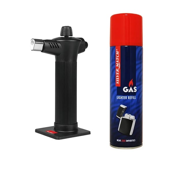 Set chalumeau Gourmet Clasica Ibili et recharge de gaz butane - Mathon