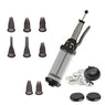 Lot tube piston à pression et coffret douilles tritan à garnir De Buyer - Mathon