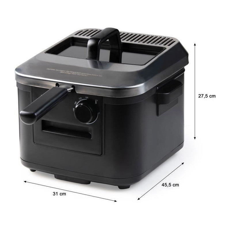 Domo Friteuse 4l 2000w Noir - Do545fr Domo - Mathon - 2