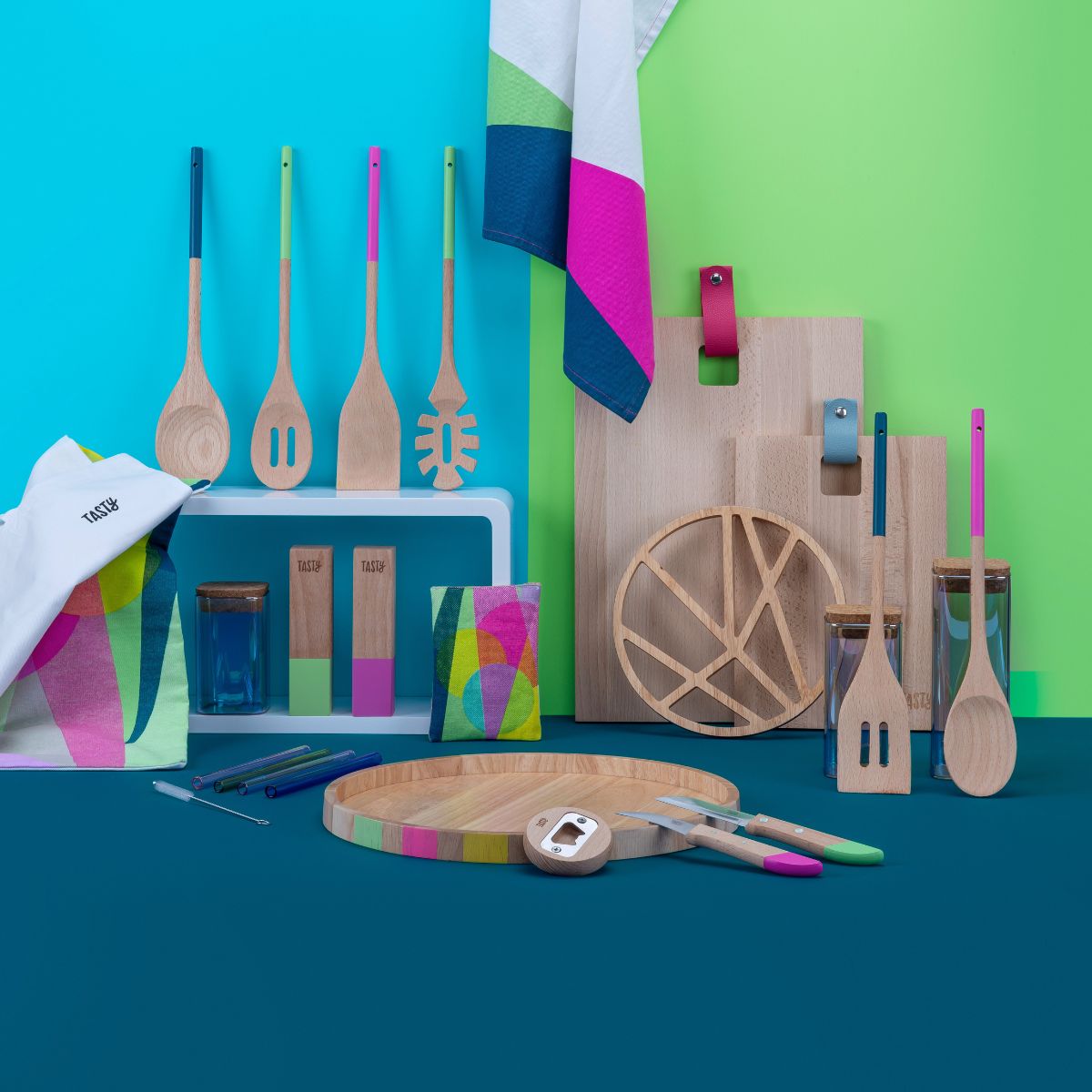 Décapsuleur rond en bois 6 cm Tasty Green Tasty - Mathon - 6