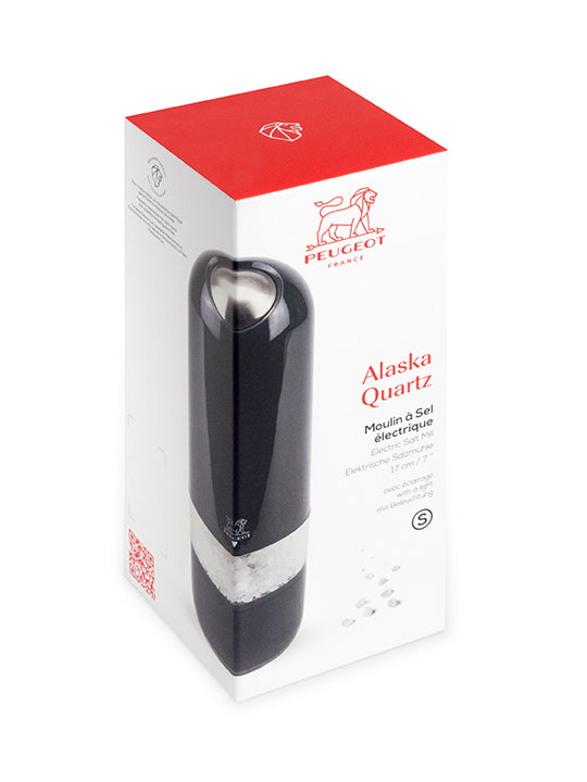Alaska Moulin à sel électrique en ABS gris quartz 17 cm Peugeot - Mathon - 3