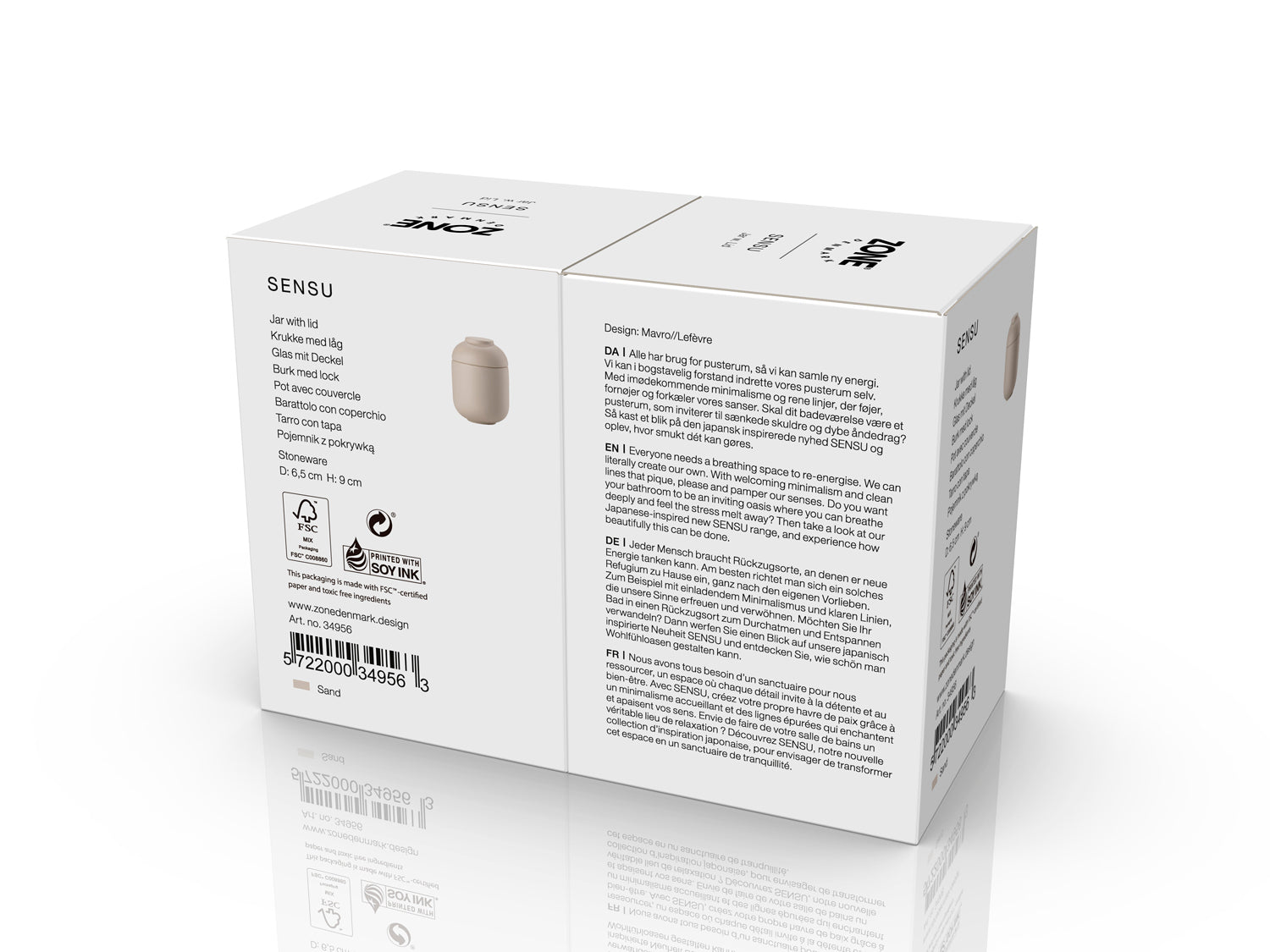 Pot Sensu en Grès Sable Zone Denmark - Mathon - 5