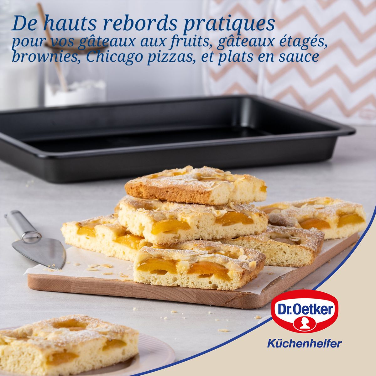 Plaque à pâtisserie à rebord extra haut 42 x 29 cm Dr Oetker Tradition Dr. Oetker - Mathon - 4