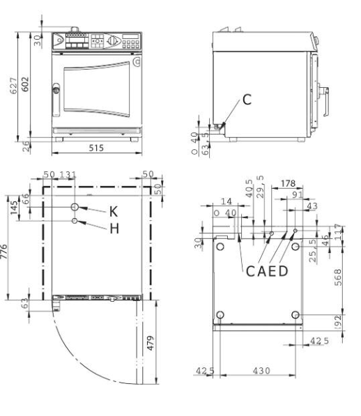 Four  Mini 6 Niveaux - GN 1/1 - Convotherm - Mathon - 3