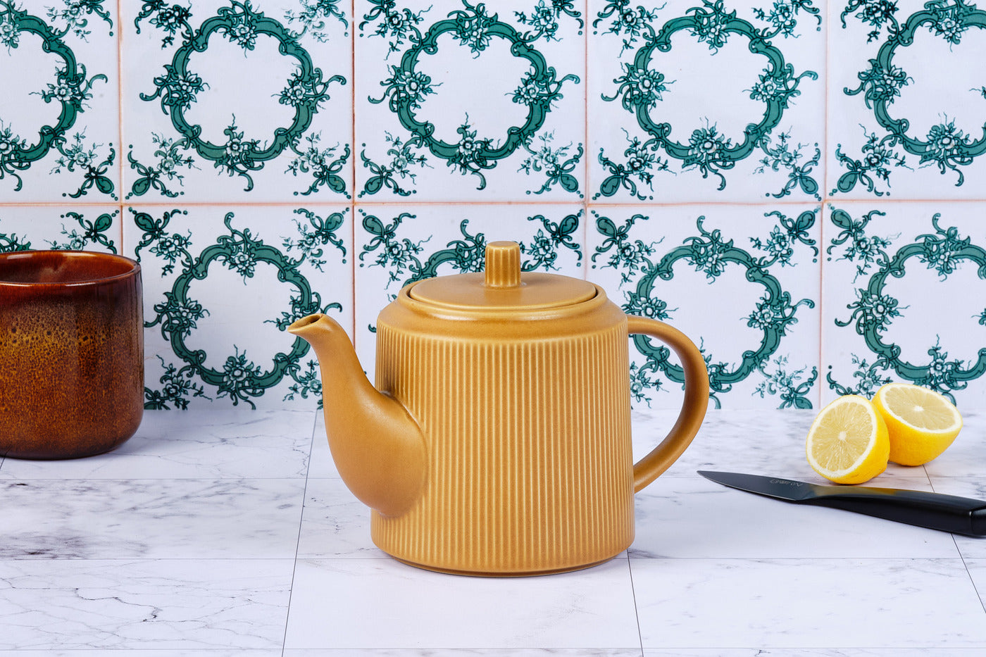 Théière SCANDI 130cl - Ocre Björn - Mathon - 2