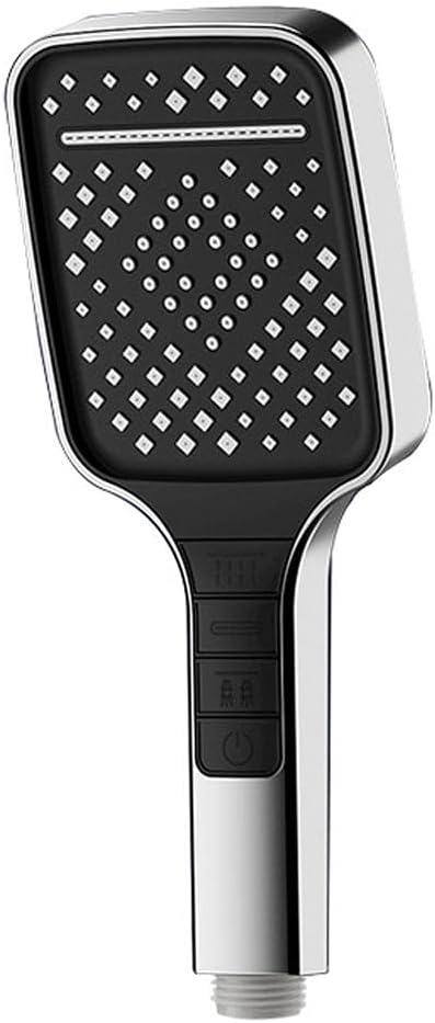 Pomme de douche moderne haute pression à 7 jets gris noir Vendos85 - Mathon